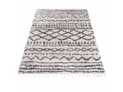 Moderní koberec Aztec - obrazce 3 - krémový