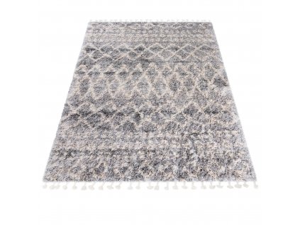 Moderní koberec Aztec - obrazce 4 - krémový/šedý