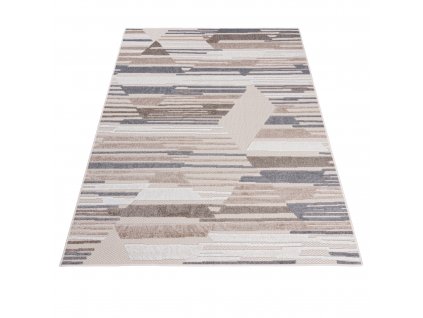 Moderní koberec Aventura - trojúhelníky 2 - krémový