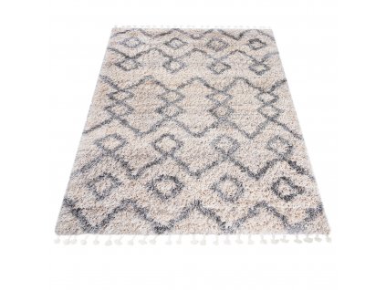 Moderní koberec Aztec - čáry 3 - krémový