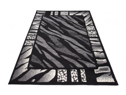 Moderní koberec Tap - geometrické tvary 4 - šedý