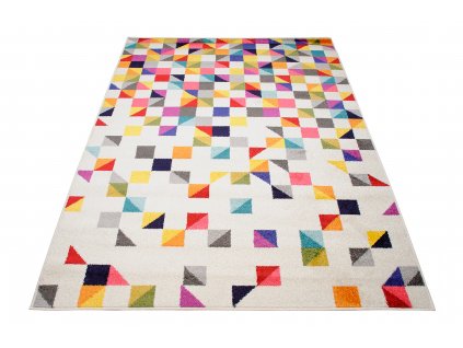 Moderní koberec Bristol - trojúhelníky 2 - multicolor