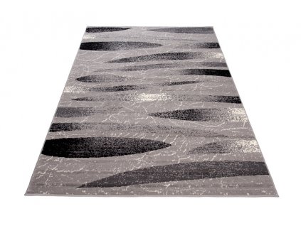 Moderní koberec Tap - obrazce 3 - šedý