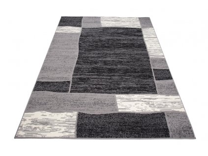 Moderní koberec Tap - obdélníky 2 - krémový/šedý