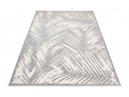 Moderní koberec Cansas - listy 1 - krémový