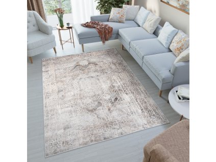 Moderní koberec Feyruz - orientální 5 - krémový