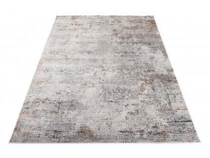 Moderní koberec Feyruz - abstrakt 3 - světle šedý