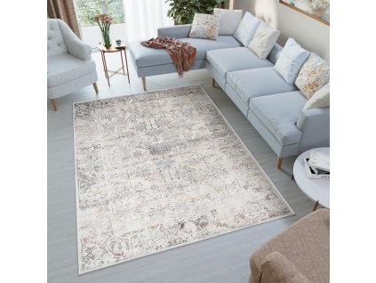 Moderní koberec Feyruz - orientální 2 - krémový