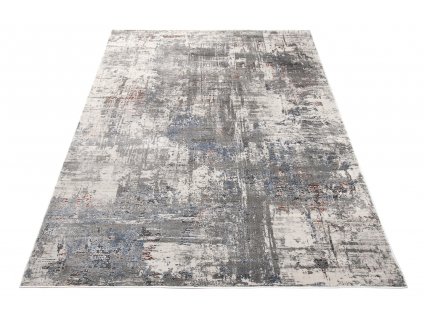 Moderní koberec Feyruz - abstrakt 8 - šedý