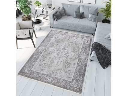 Kusový koberec Palermo - orientální 4 - šedý