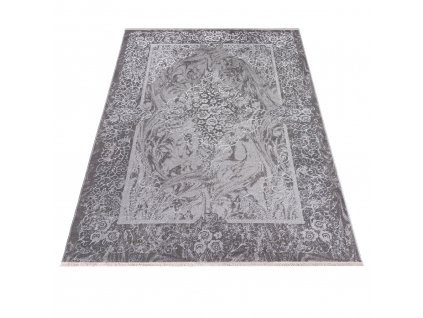 Kusový koberec Palermo - orientální 4 - šedý