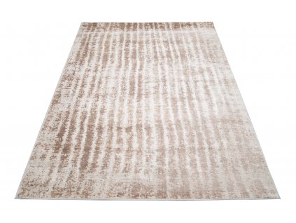 Kusový koberec Portland - čáry 1 - bílý/béžový