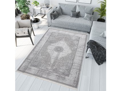 Kusový koberec Palermo - orientální 2 - šedý