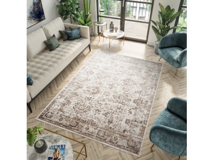 Kusový koberec Portland - orientální 1 - bílý/béžový