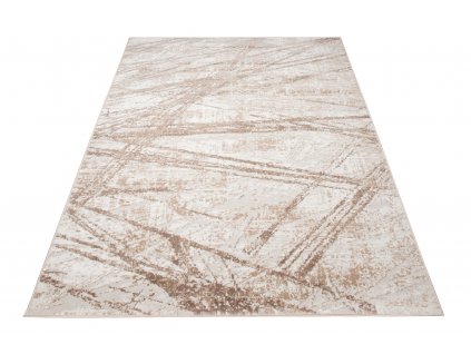 Kusový koberec Portland - abstrakt 2 - bílý/béžový