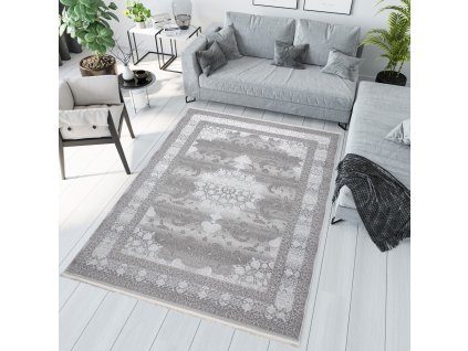 Kusový koberec Palermo - orientální 5 - šedý