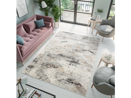 Kusový koberec Portland - orientální 3 - bílý/šedý