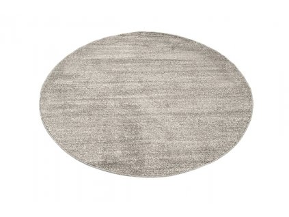 Moderní kulatý koberec SARI - tmavě šedý 1