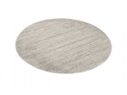 Moderní kulatý koberec SARI - světle šedý 1
