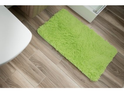 Plyšová koupelnová předložka BEST - zelená