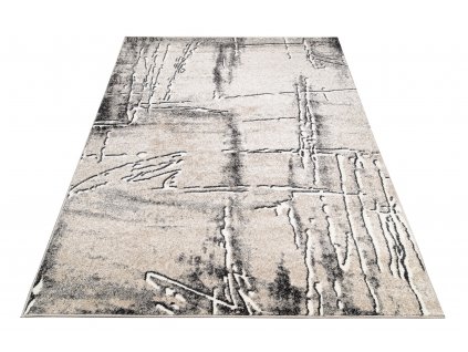Moderní koberec Breeze - abstrakt 2 - krémový