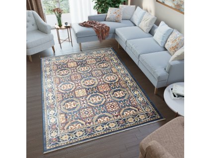Moderní koberec Rivoli - orient 5 - modrý