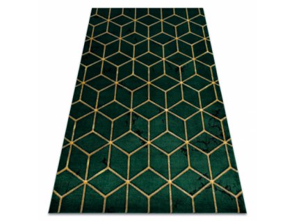 Moderní koberec Easy - geometrické tvary 2 - zelený