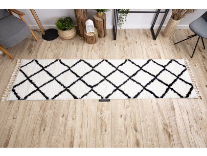 Běhoun se střapci Herbert - dlouhý vlas 1 - bílý