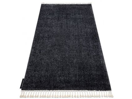 Koberec se střapci Herbert - dlouhý vlas 1 - šedý