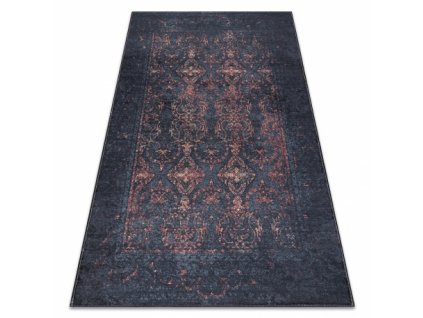 Pratelný koberec PERFECT - orient 5 - černý
