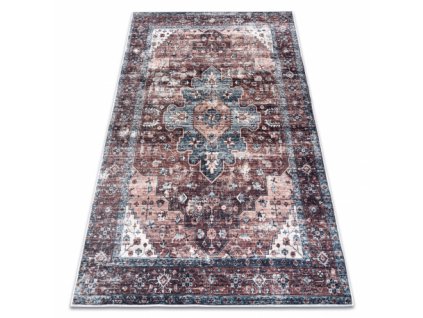 Pratelný koberec PERFECT - orient 9 - hnědý