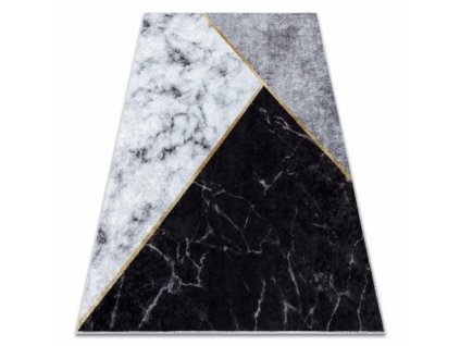 Pratelný koberec Romi - mramor 1 - šedý