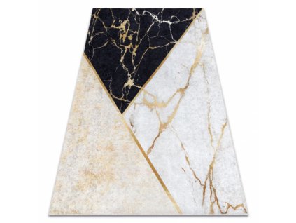 Pratelný koberec Romi - mramor 3 - šedý/zlatý