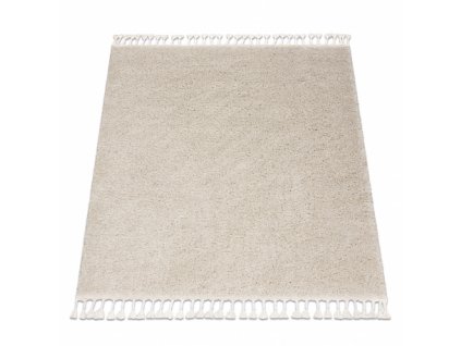 Koberec se střapci Herbert - dlouhý vlas 7 - krémový