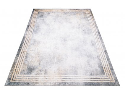 Moderní koberec Life - rám 4 - šedý