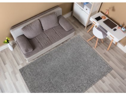 Oblíbený koberec Meggi Shaggy - šedý