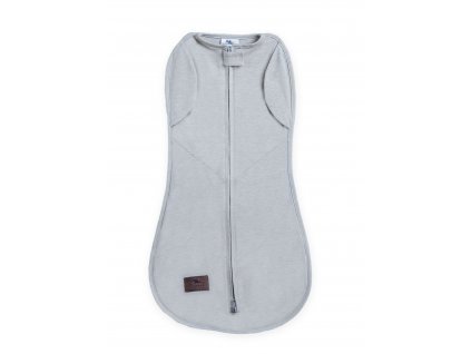 Zavinovačka Sleepee Second Step Swaddle s čepičkou zdarma světle šedá