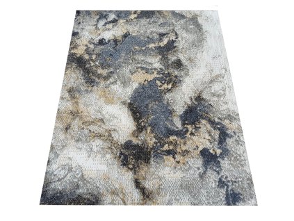 Moderní koberec Lara - jednička - šedý/modrý