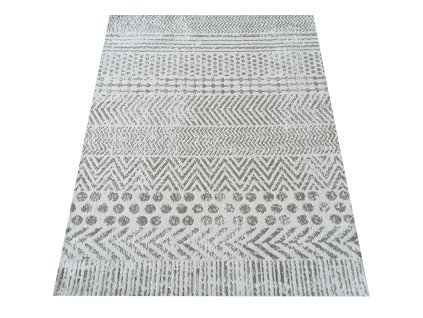 Moderní koberec Lara - šestka - šedý