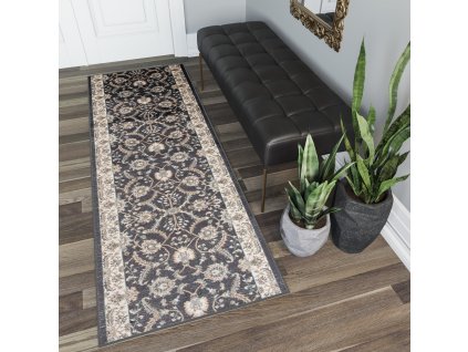 Běhoun na míru DUBAI - orient 2 - černý/bílý