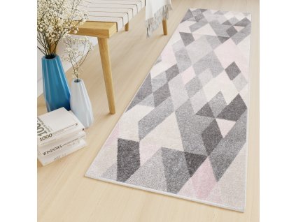 Běhoun na míru LAZUR - abstrakt 8 - šedý