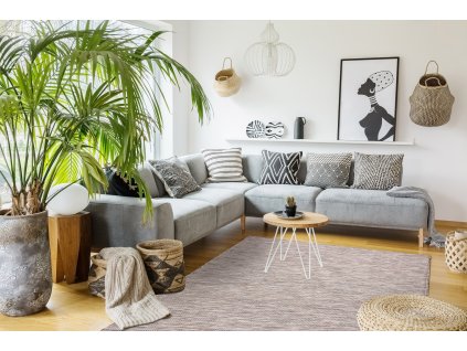 Odolný koberec Sisi Patio - jednobarevný - béžový