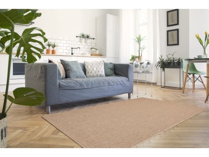 Odolný koberec Sisi Boho - struktura 5 - béžový