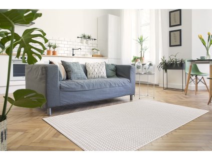 Odolný koberec Sisi Boho - struktura 1 - krémový