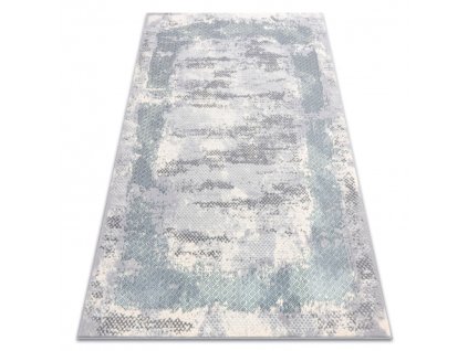 Moderní koberec ELEGANT - rám 10 - světle modrá/šedá
