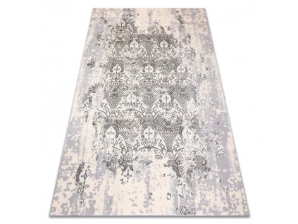Moderní koberec ELEGANT - ornament 11 - krémová/šedá