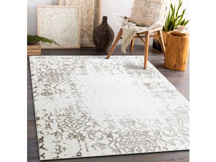 Moderní koberec ELEGANT - ornament 5 - krémová/béžová