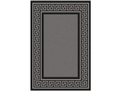 Bezvlasý koberec RADCO - domů i ven 12 - tmavě šedý