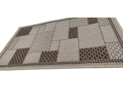 Bezvlasý koberec RADCO - domů i ven 15 - béžový