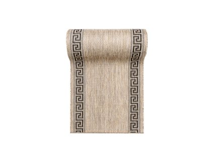 Běhoun na míru MESSY - pruhy 5 - béžový